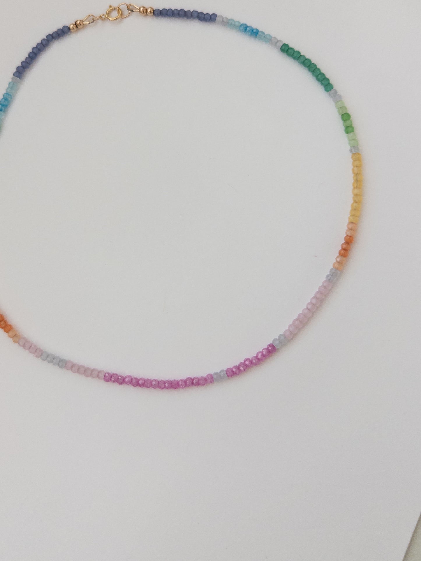 Colorful Rondelle Necklace