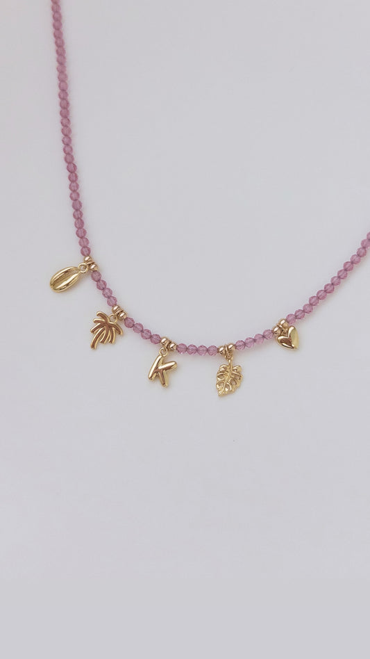 Pink Summer Charm Necklace