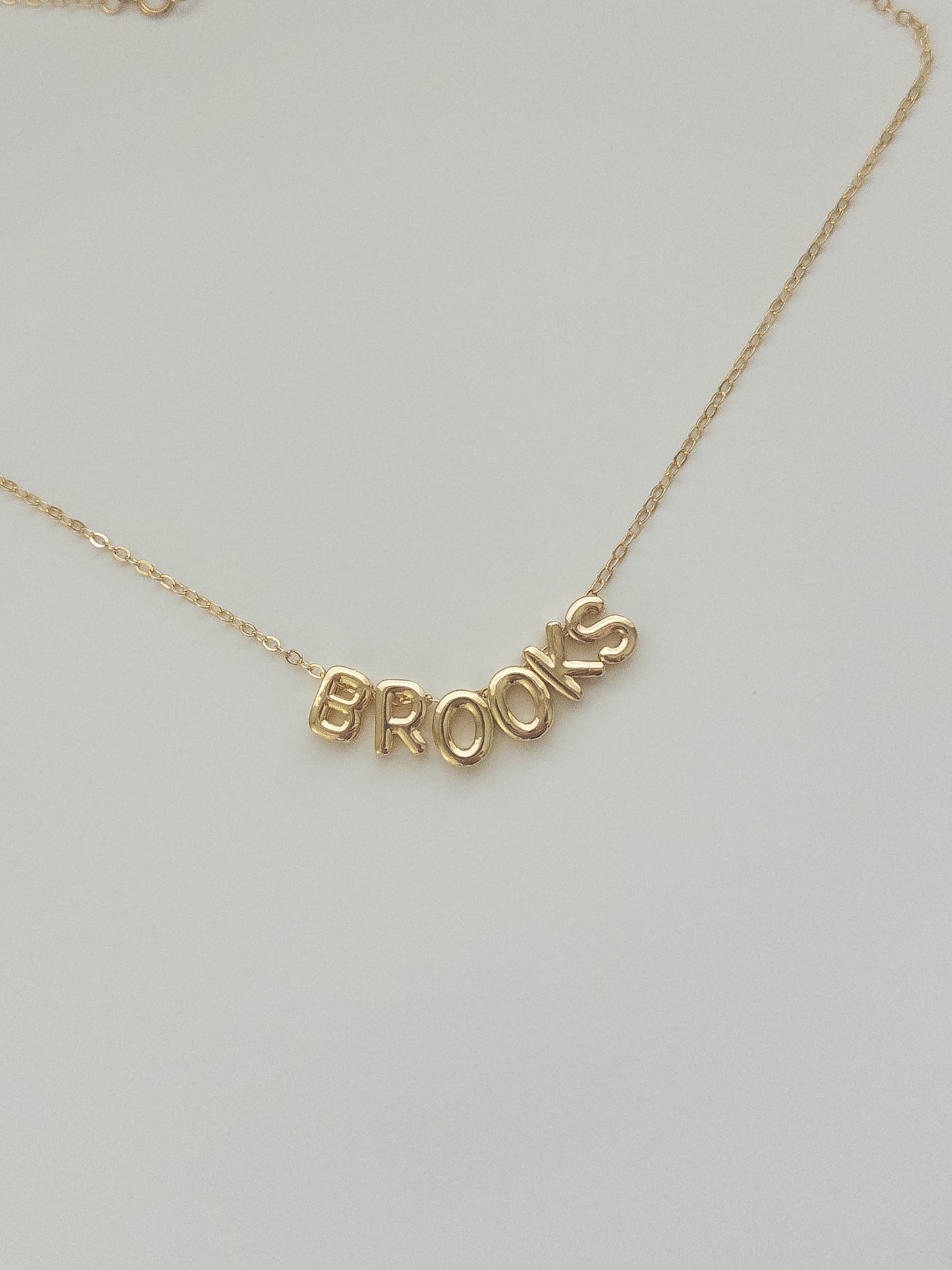 Bubble Letter Necklace