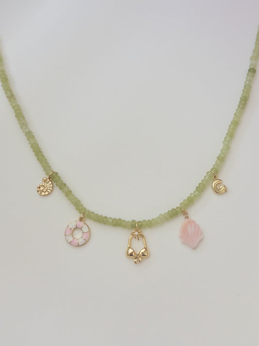 Summer Girl Bikini Charm Necklace